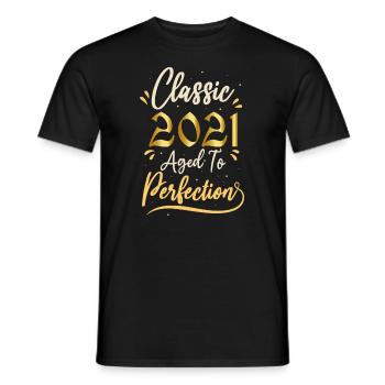 Geburtstag 2021 Geschenk 2021 Classic 2021 - Männer T-Shirt - Schwarz - Vorne - AI Model Male 178 light (178cm)