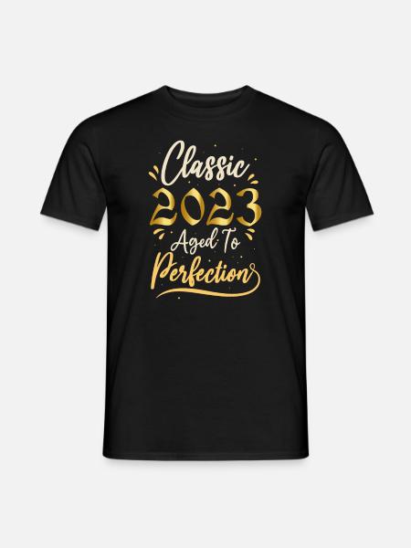 Fødselsdag 2023 gave 2023 Classic 2023 - Mænd T-shirt - sort