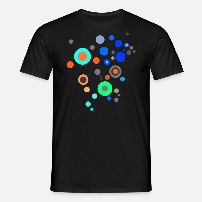 Scifi Points Pattern Design - T-shirt Homme - noir