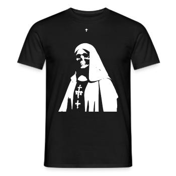 T-shirts de nonnes surnaturelles pour The Fearless Myst - T-shirt homme - noir - Devant - AI Model Male 178 light (178cm)