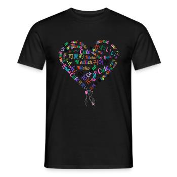 KAWAII - T-shirt homme - noir - Devant - AI Model Male 178 light (178cm)