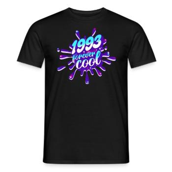 Cooles Jahr 1993 Jubiläum 30 Jahre - Männer T-Shirt - Schwarz - Vorne - AI Model Male 178 light (178cm)