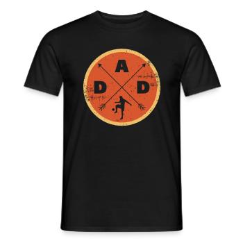 Geschenk Mann Fußball Papa Humorvoller Fußball - Männer T-Shirt - Schwarz - Vorne - AI Model Male 178 light (178cm)