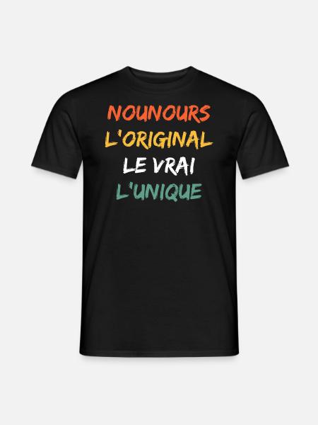 nounours - T-shirt homme - noir