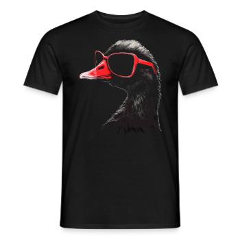 Gänse Sonnenbrille - Männer T-Shirt - Schwarz - Vorne - AI Model Male 178 light (178cm)