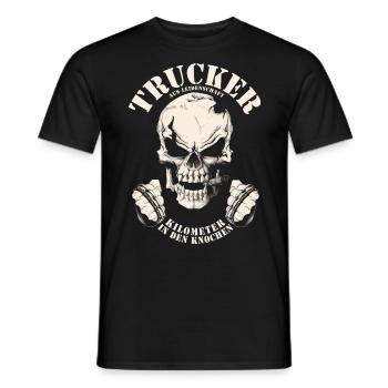 Trucker - Männer T-Shirt - Schwarz - Vorne - AI Model Male 178 light (178cm)