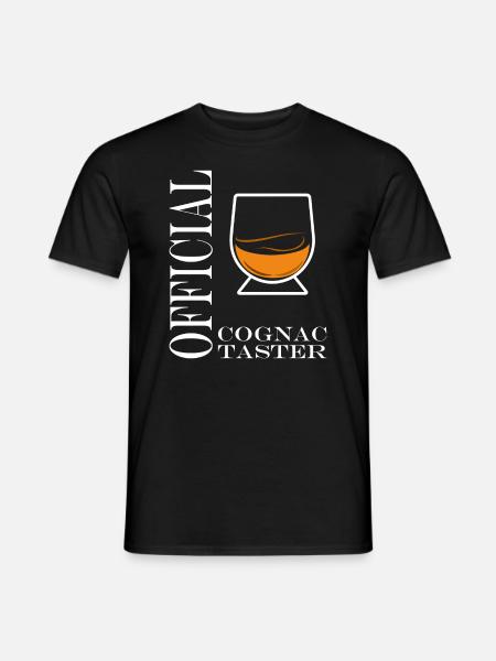 cognac taster - T-shirt homme - noir