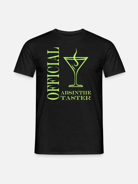 Offizielle Absinth-Verkostung - Männer T-Shirt - Schwarz
