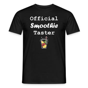 Smoothie taster - Men's T-Shirt - black - Front - AI Model Male 178 light (178cm)