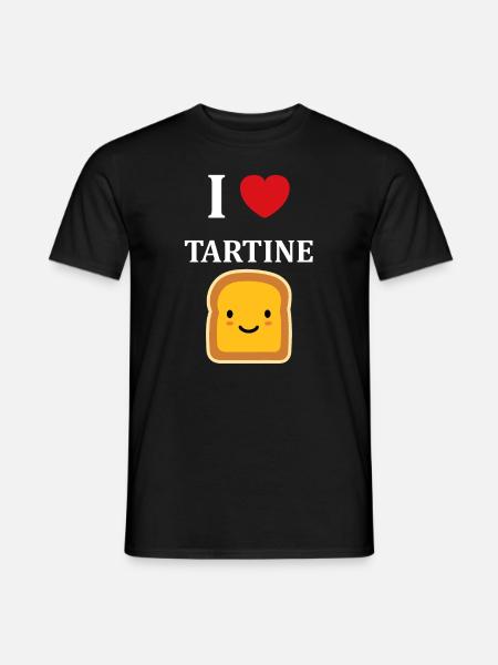 Tartine - T-shirt homme - noir