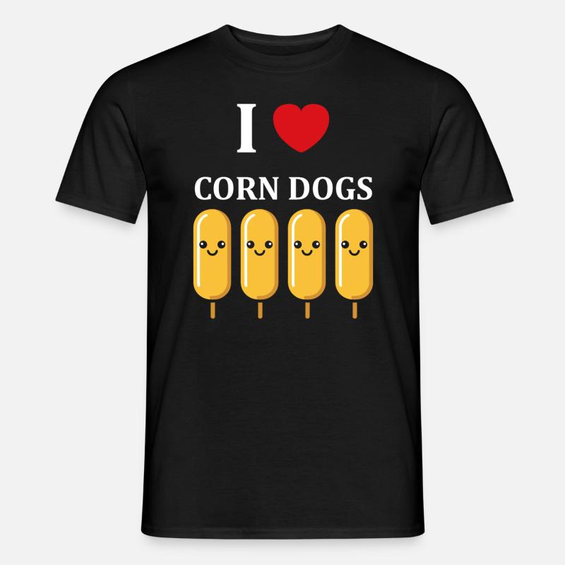 Mais Hundefutter - Männer T-Shirt - Schwarz