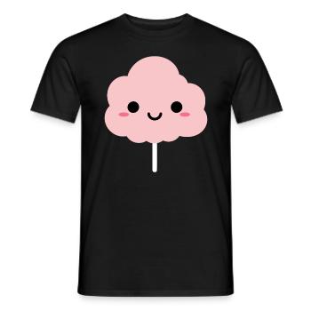 Humour Petite Barbe à papa - T-shirt homme - noir - Devant - AI Model Male 178 light (178cm)