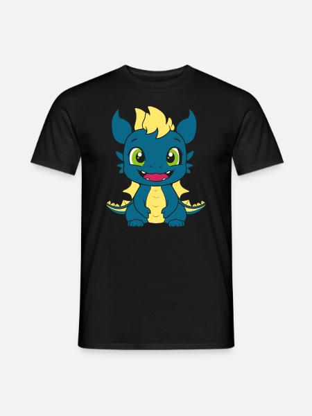 Baby Dragon - Men's T-Shirt - black