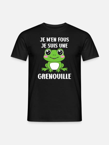 Petite grenouille - T-shirt homme - noir