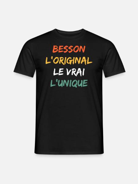 Besson - T-shirt homme - noir
