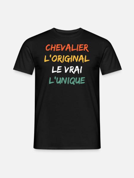 chevalier - T-shirt homme - noir