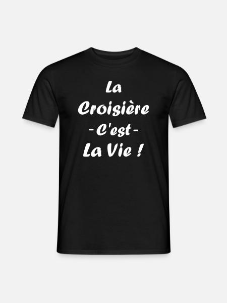crsoisière - T-shirt homme - noir