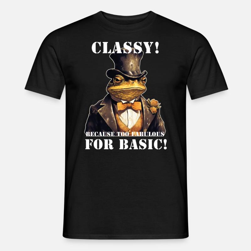 Frosch Steampunk - Männer T-Shirt - Schwarz