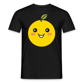 Humour petit citron - T-shirt homme - noir - Devant - AI Model Male 178 light (178cm)