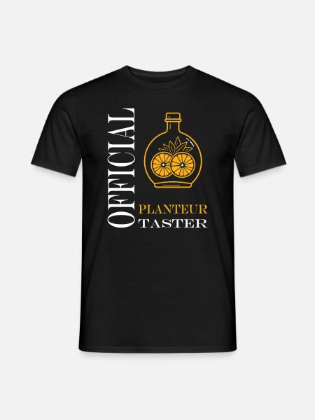 Humor-Punsch-Pflanzgefäß - Männer T-Shirt - Schwarz