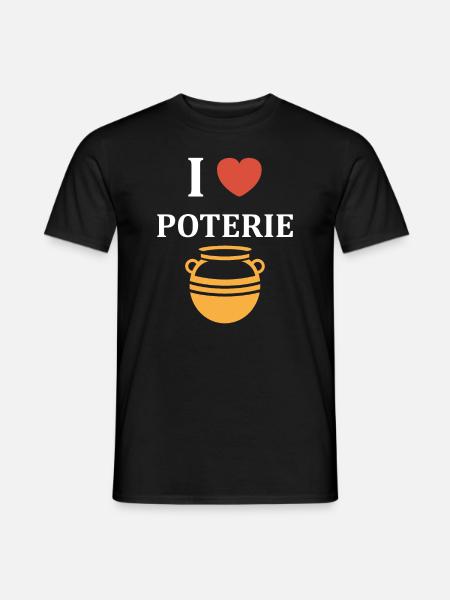 Poterie - T-shirt homme - noir