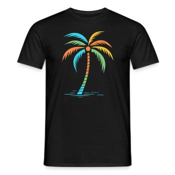 je suis en vacances - T-shirt homme - noir - Devant - AI Model Male 178 light (178cm)