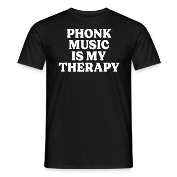 Beatmaker Musiktherapie Phonk - Männer T-Shirt - Schwarz - Vorne - AI Model Male 178 light (178cm)