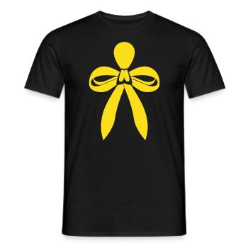 endometriosis - Men's T-Shirt - black - Front - AI Model Male 178 light (178cm)