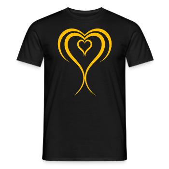 endometriosis - Men's T-Shirt - black - Front - AI Model Male 178 light (178cm)
