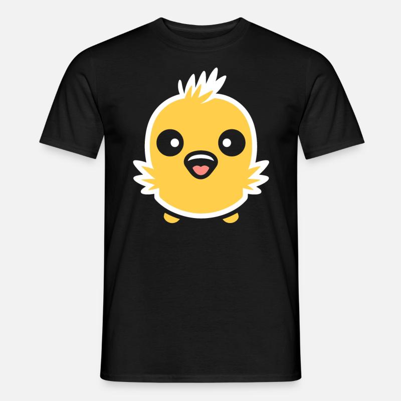Küken - Männer T-Shirt - Schwarz