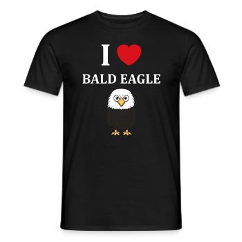 Citation humour Oiseau aigle - T-shirt homme - noir - Devant - AI Model Male 178 light (178cm)