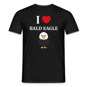 Citation humour Oiseau aigle - T-shirt homme - noir - Devant - AI Model Male 178 light (178cm)