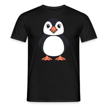 macareux - T-shirt homme - noir - Devant - AI Model Male 178 light (178cm)