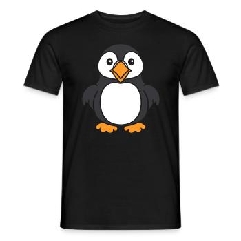 macareux - T-shirt homme - noir - Devant - AI Model Male 178 light (178cm)