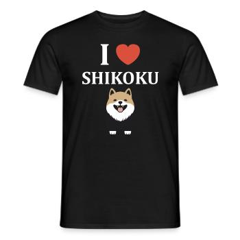 Shikoku - Men's T-Shirt - black - Front - AI Model Male 178 light (178cm)