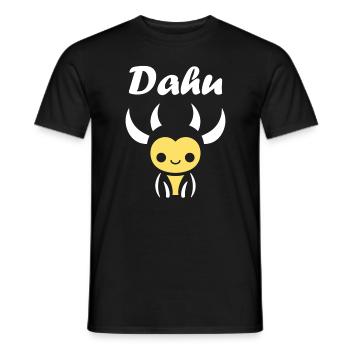 dahu - T-shirt homme - noir - Devant - AI Model Male 178 light (178cm)