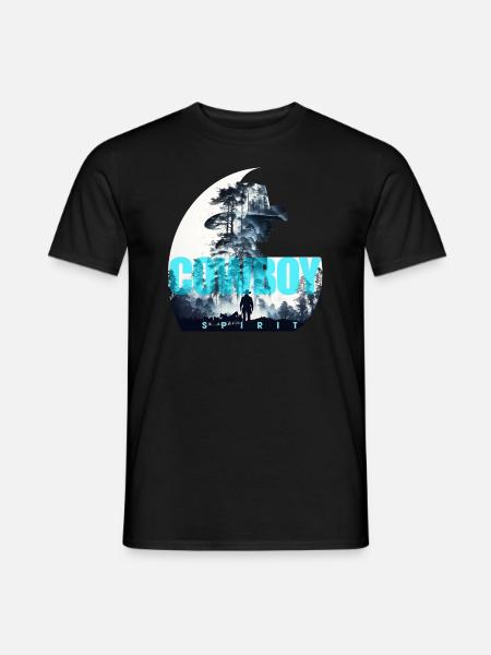cowboy spirit - Männer T-Shirt - Schwarz