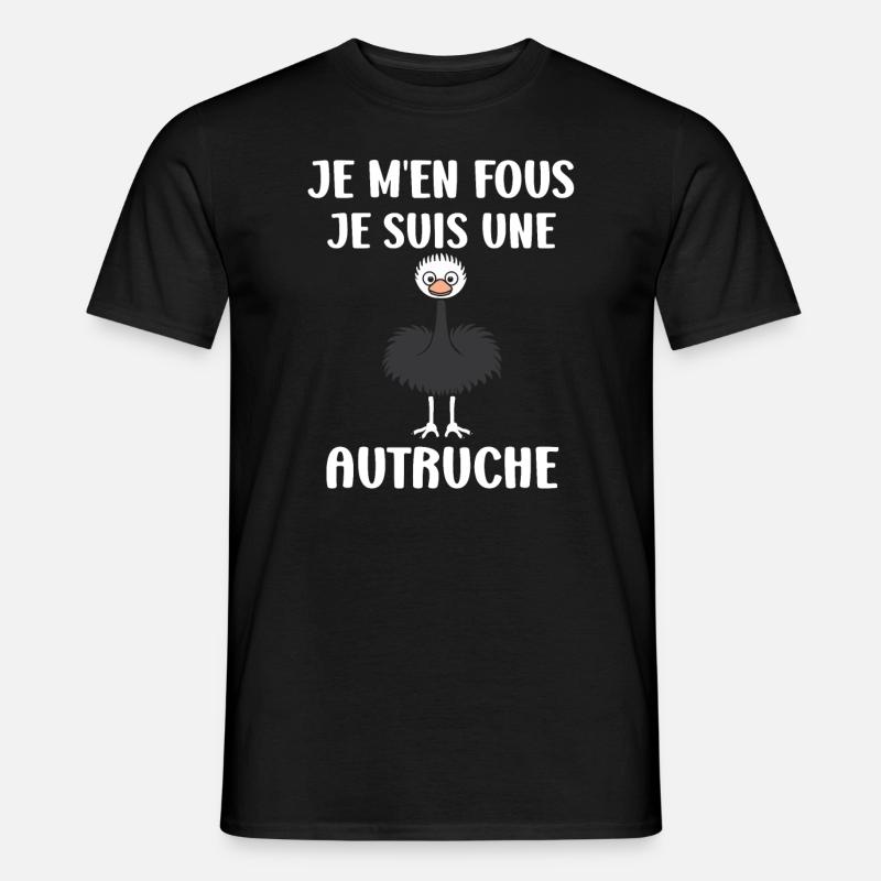Strauß Zitat - Männer T-Shirt - Schwarz