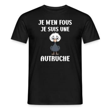 Strauß Zitat - Männer T-Shirt - Schwarz - Vorne - AI Model Male 178 light (178cm)