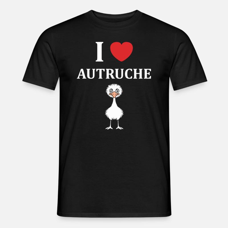 Strauß Zitat - Männer T-Shirt - Schwarz