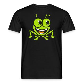Sauterelle - T-shirt homme - noir - Devant - AI Model Male 178 light (178cm)