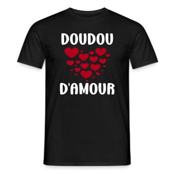 Doudou - T-shirt homme - noir - Devant - AI Model Male 178 light (178cm)