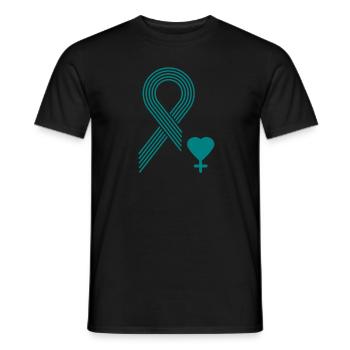 No Longer Silent, Sexual Assault Awareness Month - Men's T-Shirt - black - Front - AI Model Male 178 light (178cm)