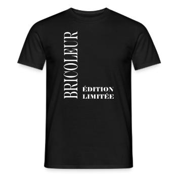 Bricoleur - T-shirt homme - noir - Devant - AI Model Male 178 light (178cm)