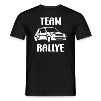 Humour pilote de rallye - T-shirt homme - noir - Devant - AI Model Male 178 light (178cm)