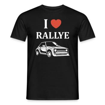 Humour pilote de rallye - T-shirt homme - noir - Devant - AI Model Male 178 light (178cm)