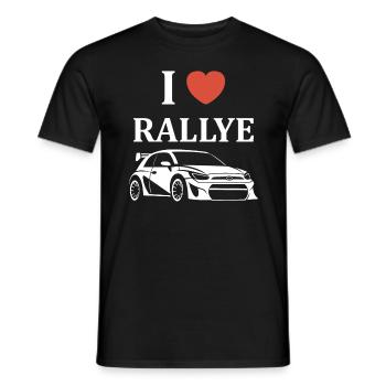 Humour pilote de rallye - T-shirt homme - noir - Devant - AI Model Male 178 light (178cm)