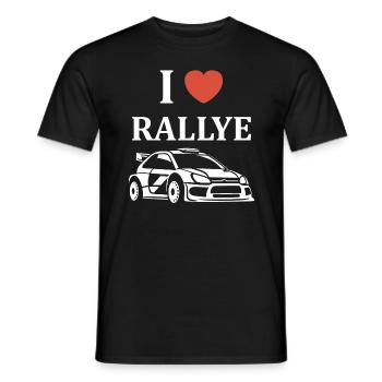 Humour pilote de rallye - T-shirt homme - noir - Devant - AI Model Male 178 light (178cm)