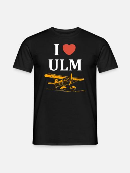 I love ulm - Men's T-Shirt - black