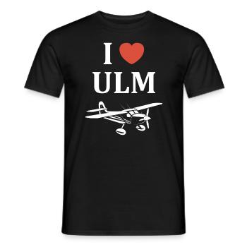 Ich liebe Ulm - Männer T-Shirt - Schwarz - Vorne - AI Model Male 178 light (178cm)